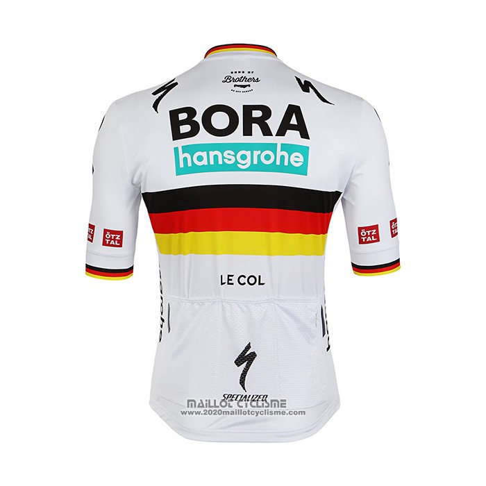 2022 Maillot Cyclisme Bora-hansgrone Blanc Manches Courtes et Cuissard